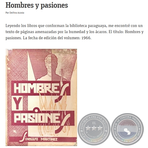 HOMBRES Y PASIONES - Por DELFINA ACOSTA - Domingo, 06 de Marzo de 2011